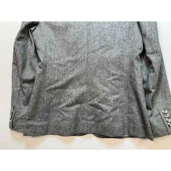 Evan-Picone Women's Preppy Office 2 Button Wool Blend Blazer Jacket Gray - Picture 12 of 12